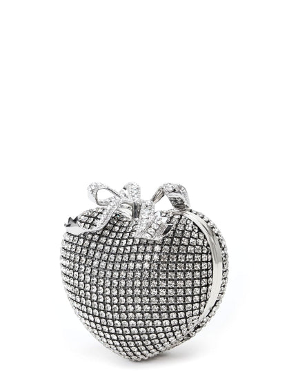 Clutch Heart con strass