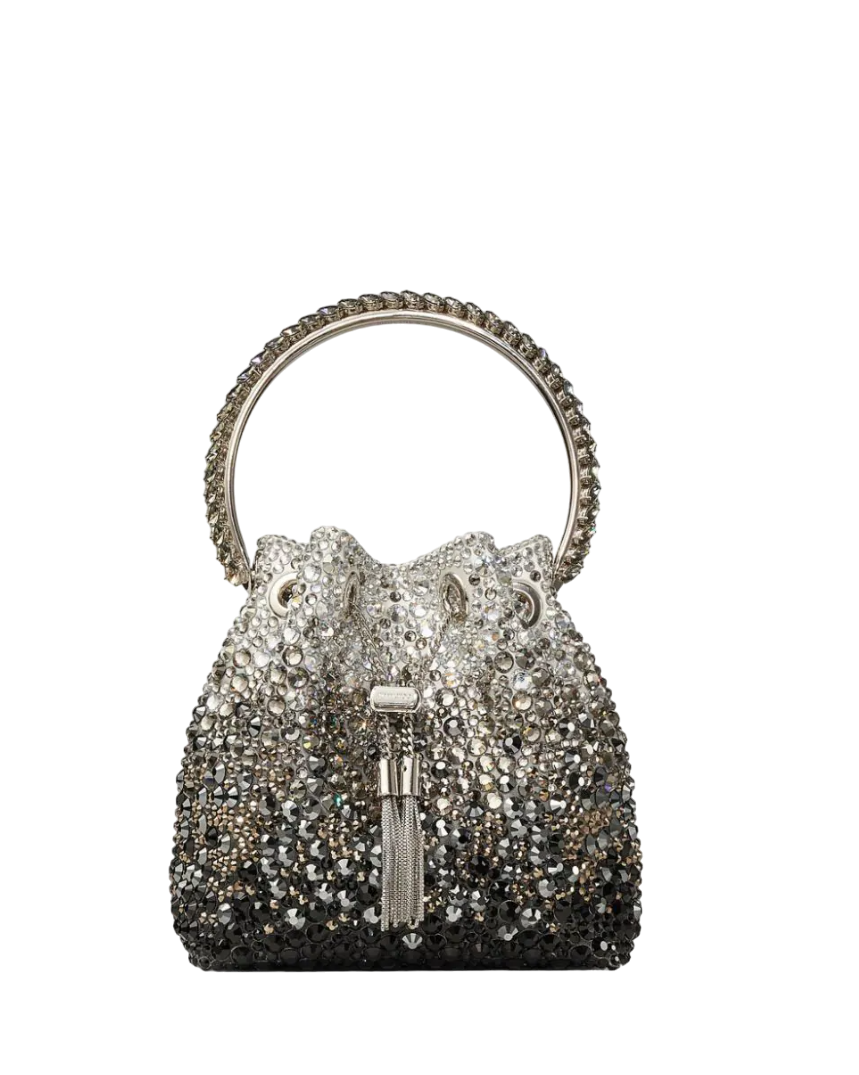 JIMMY CHOO - borsa cristalli donna