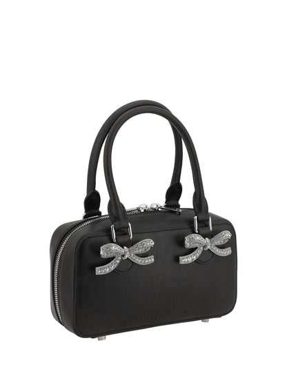 Borsa a Mano Black Distressed