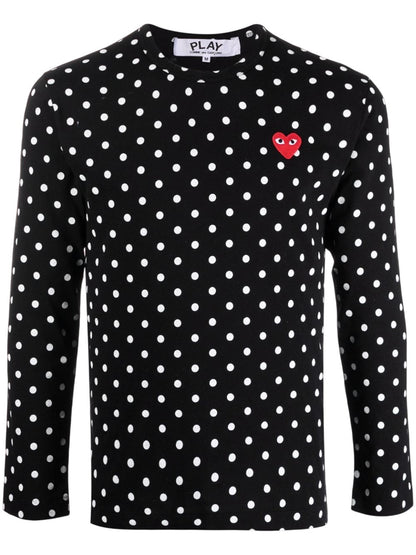 T-shirt a pois