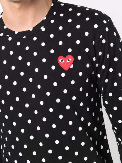 T-shirt a pois