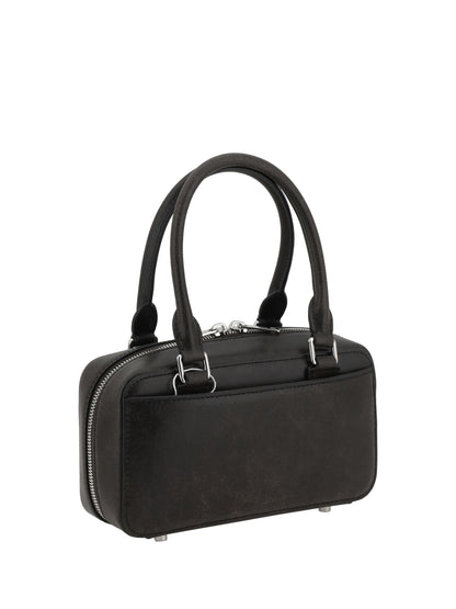 Borsa a Mano Black Distressed