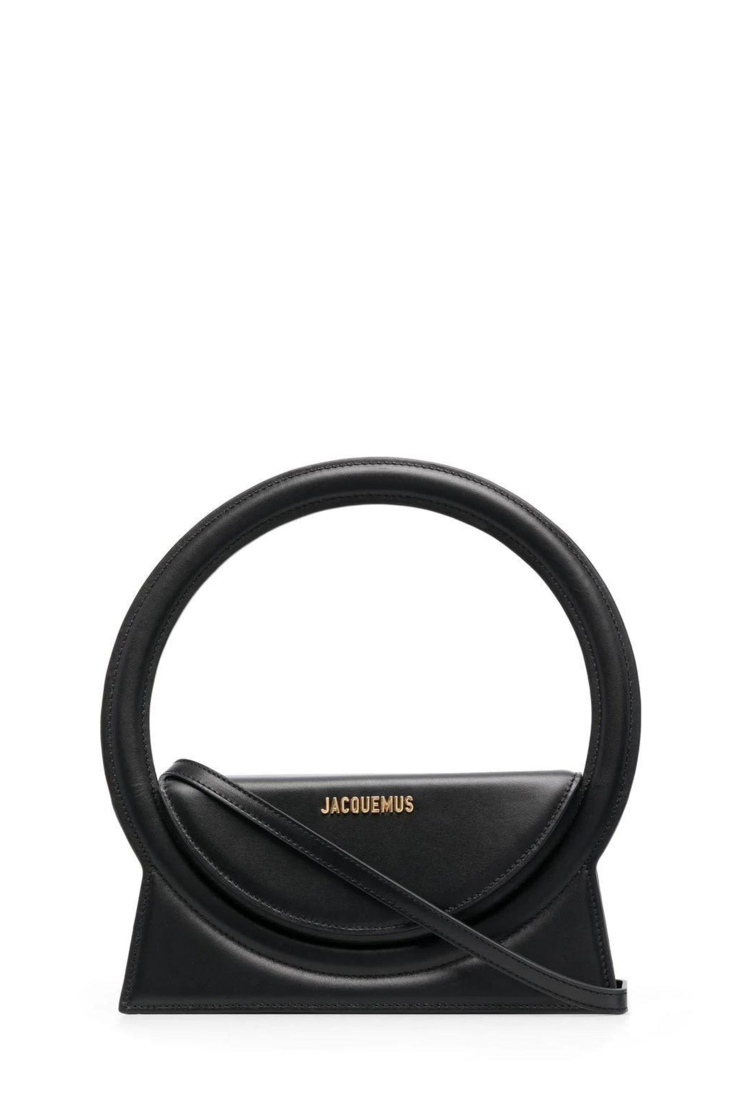 Borsa Tote Le Sac Round in Pelle Nera