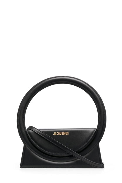 Borsa Tote Le Sac Round in Pelle Nera