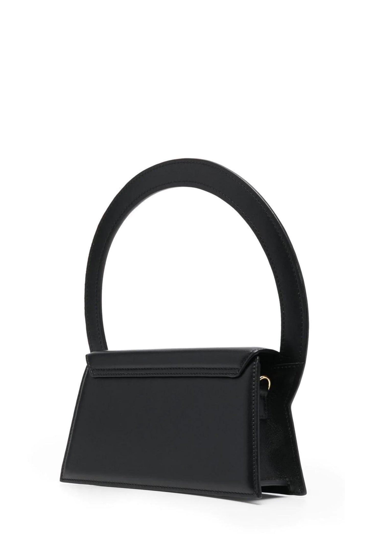 Borsa Tote Le Sac Round in Pelle Nera