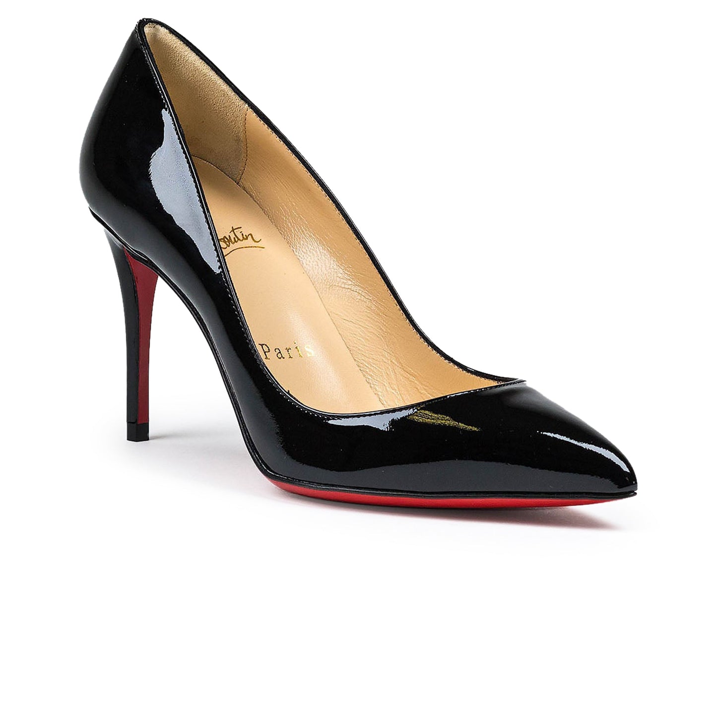 Christian Louboutin Pigalle Follies Patent Black 85 Heel