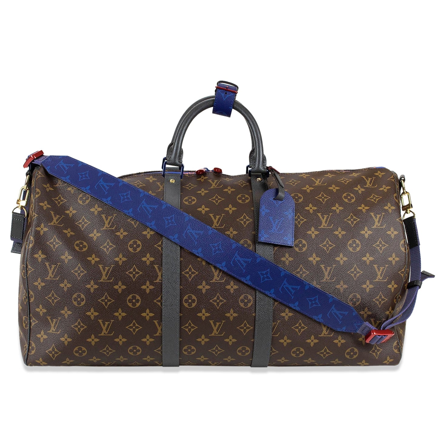 Louis Vuitton Outdoor Pacific/Brown Monogram Keepall 55