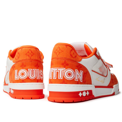 Louis Vuitton LV Monogram Orange Denim Sneaker