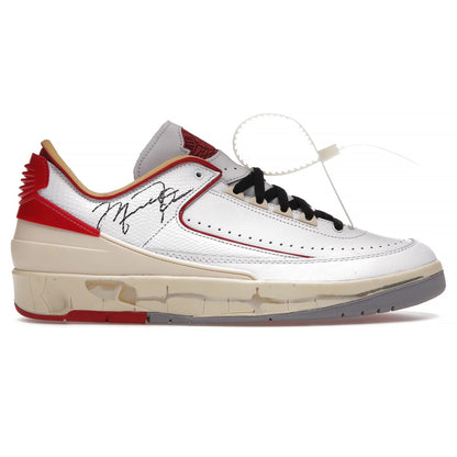 Air Jordan 2 X Off-White Retro Low White Varsity Red