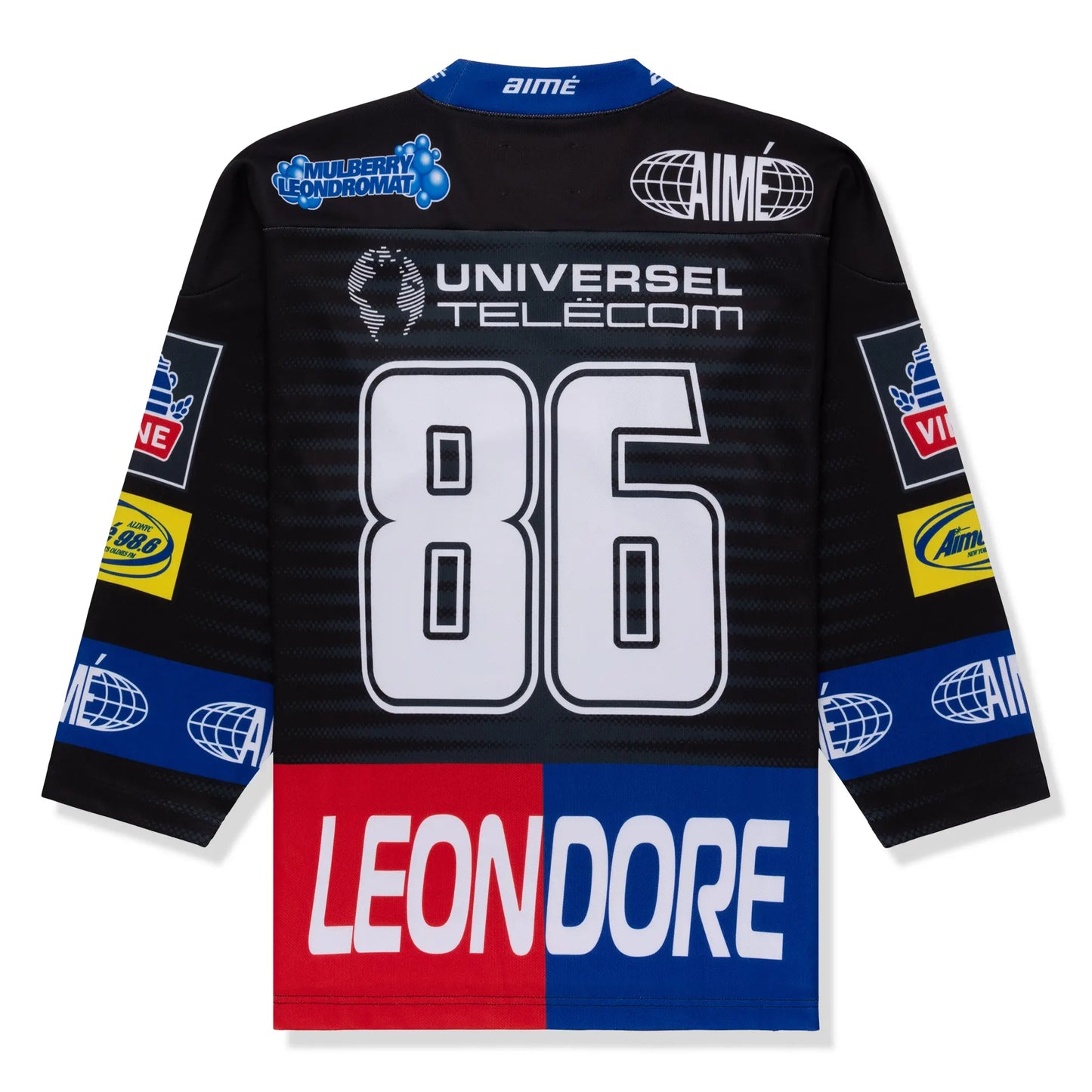 Aime Leon Dore Black Team Hockey Jersey