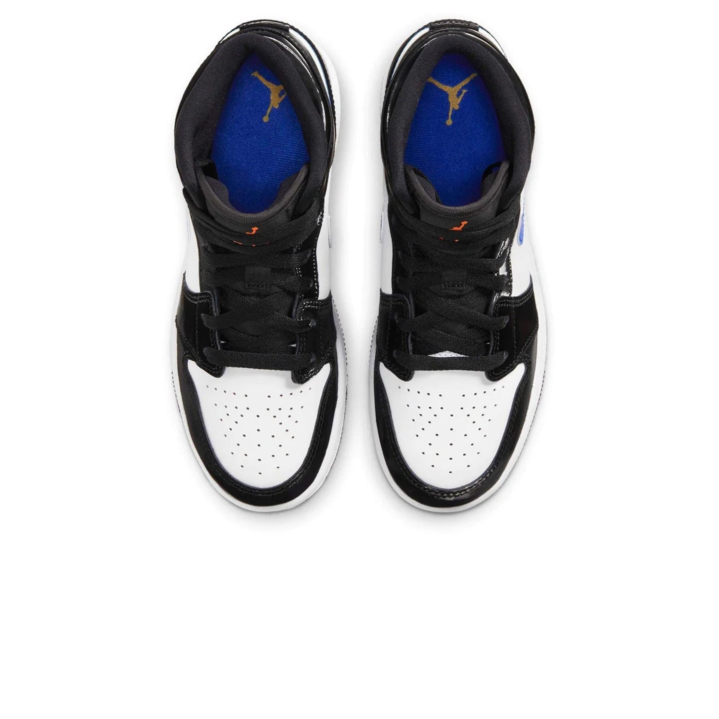 Air Jordan 1 Mid Black Racer Blue (GS)