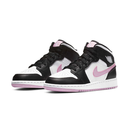 Air Jordan 1 Mid White Arctic Pink (GS)