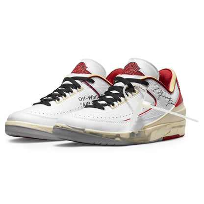 Air Jordan 2 X Off-White Retro Low White Varsity Red