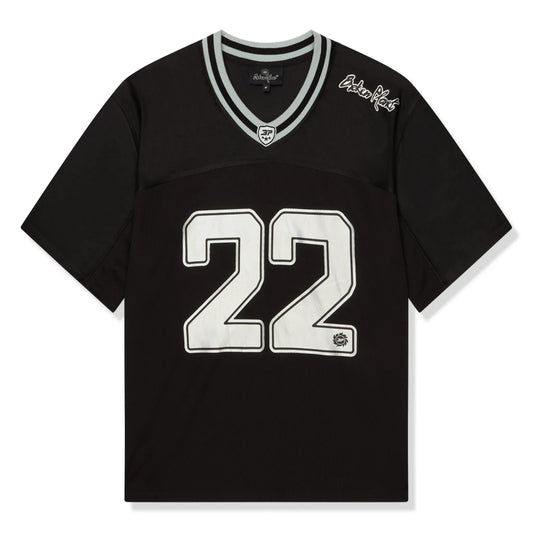 Broken Planet Black Silver Football Jersey