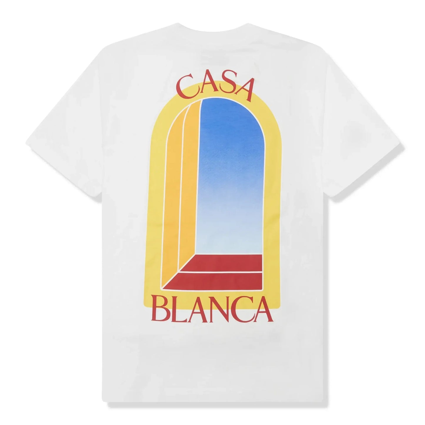 Casablanca L'Arche De Nuit T Shirt White (Marks On Front & Back)