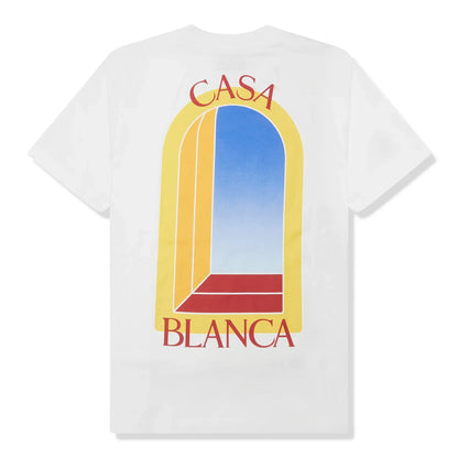 Casablanca L'Arche De Nuit T Shirt White (Marks On Front & Back)