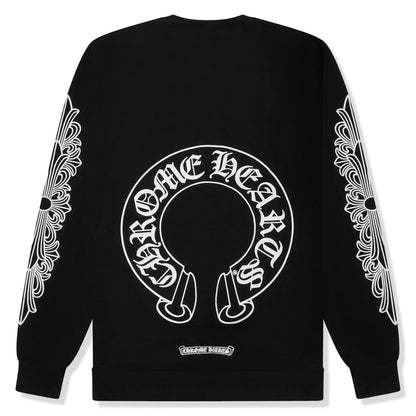 Chrome Hearts Horse Shoe Black Sweatshirt