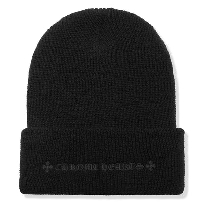 Chrome Hearts Plus Cross Black Beanie