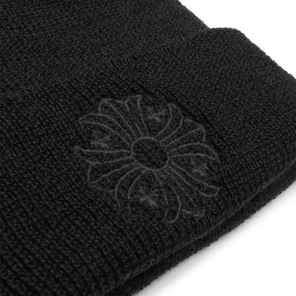 Chrome Hearts Plus Cross Black Beanie