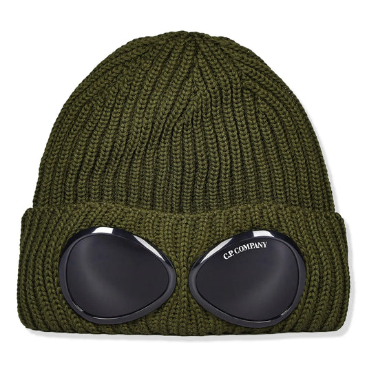 CP Company Ivy Green Goggle Beanie