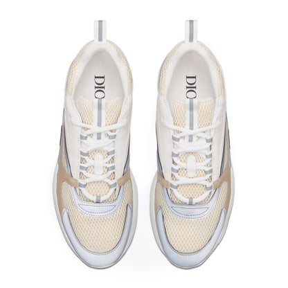 Dior B22 Beige White Calfskin Trainer