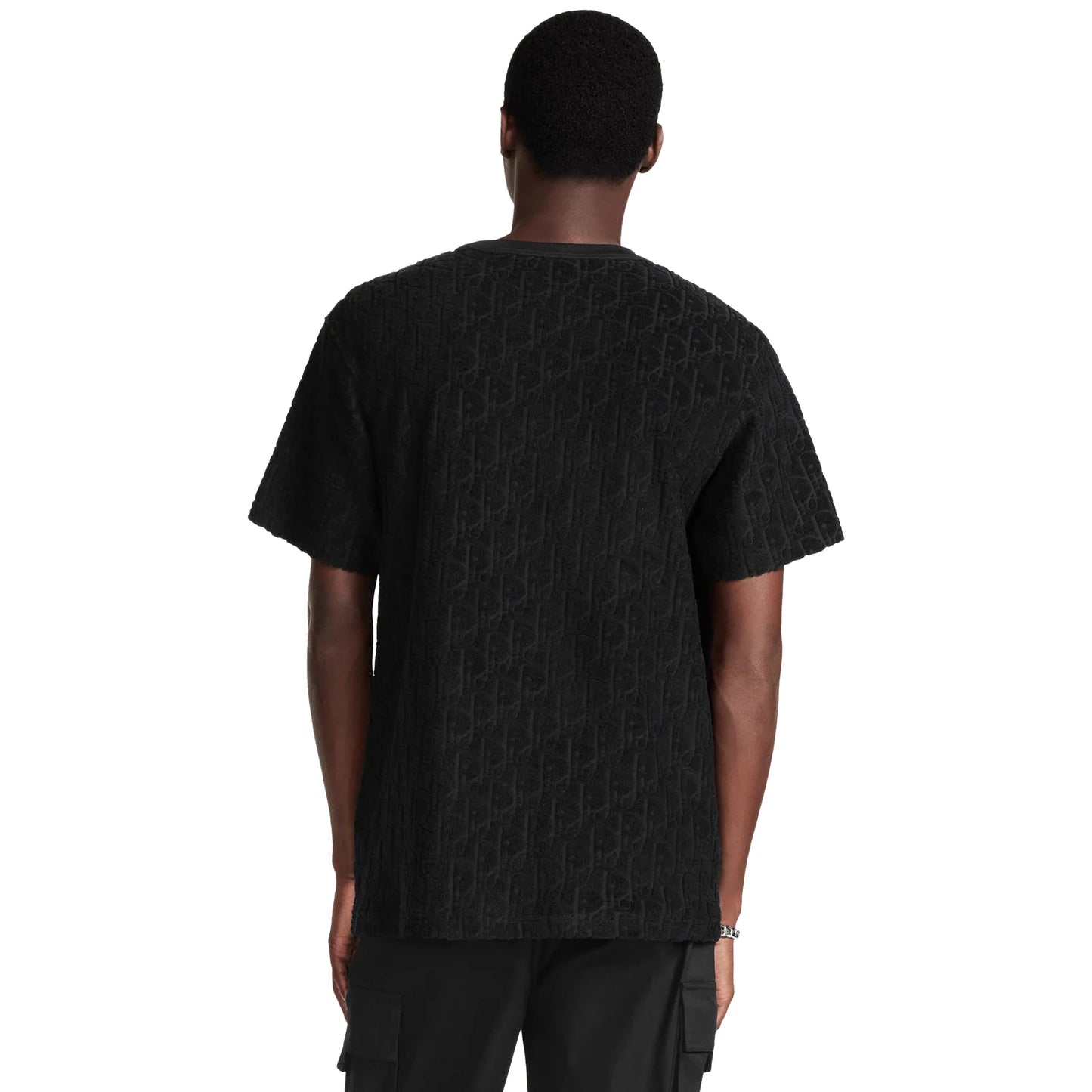 Dior Oblique Towelling Black T Shirt