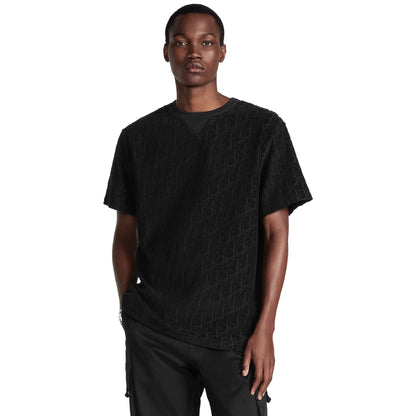 Dior Oblique Towelling Black T Shirt