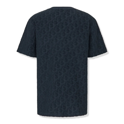 Dior Oblique Towelling Navy T Shirt