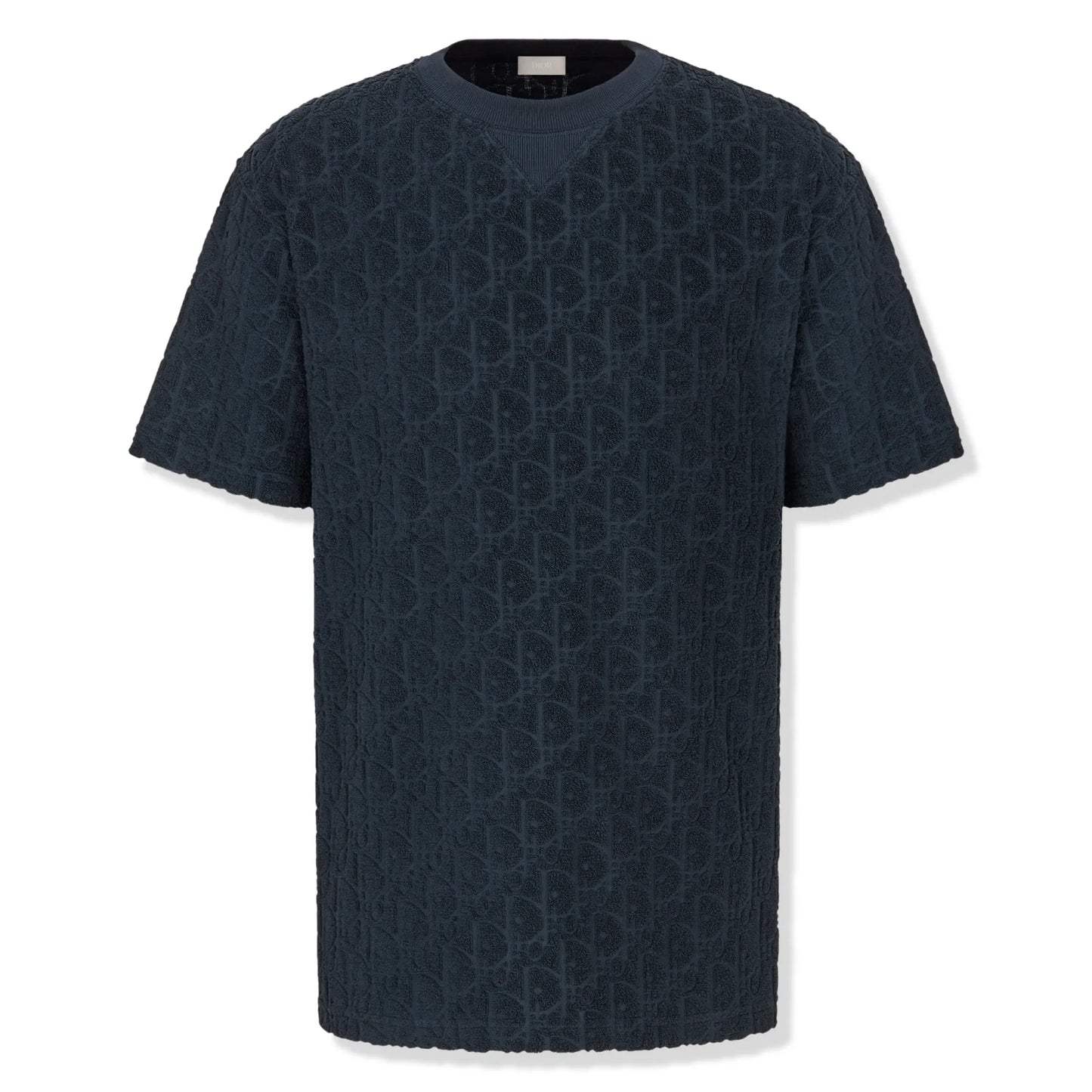 Dior Oblique Towelling Navy T Shirt