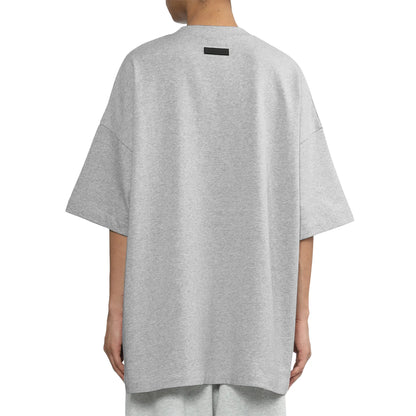 Fear Of God Essentials Heavy Jersey Crewneck Light Heather Grey T Shirt