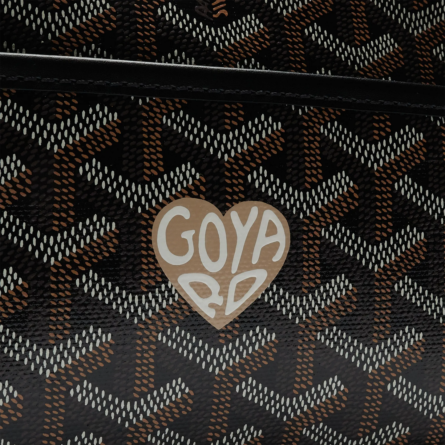 Goyard Cap-Vert PM Custom Heart Black Bag