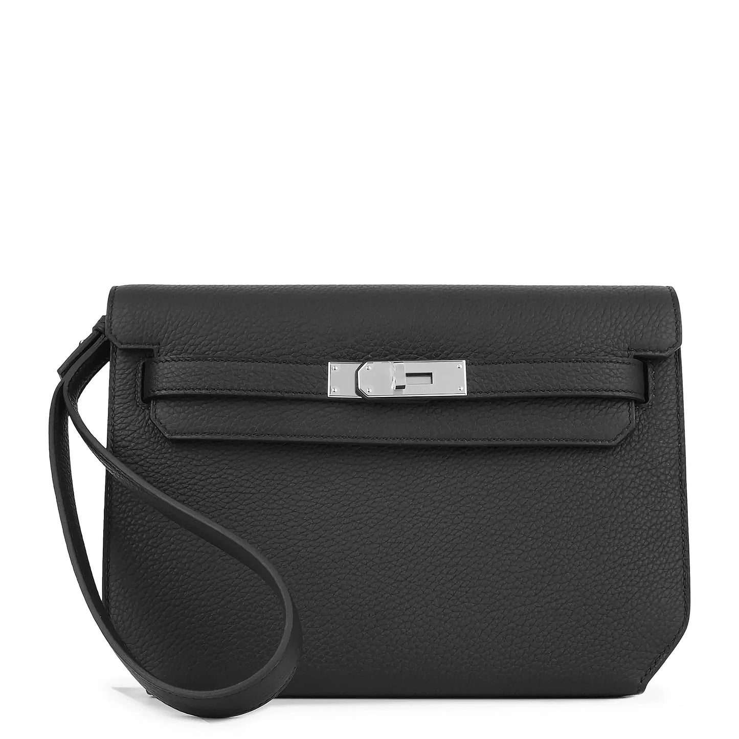 Hermès Kelly Depeches 25 Togo Black Palladium Hardware