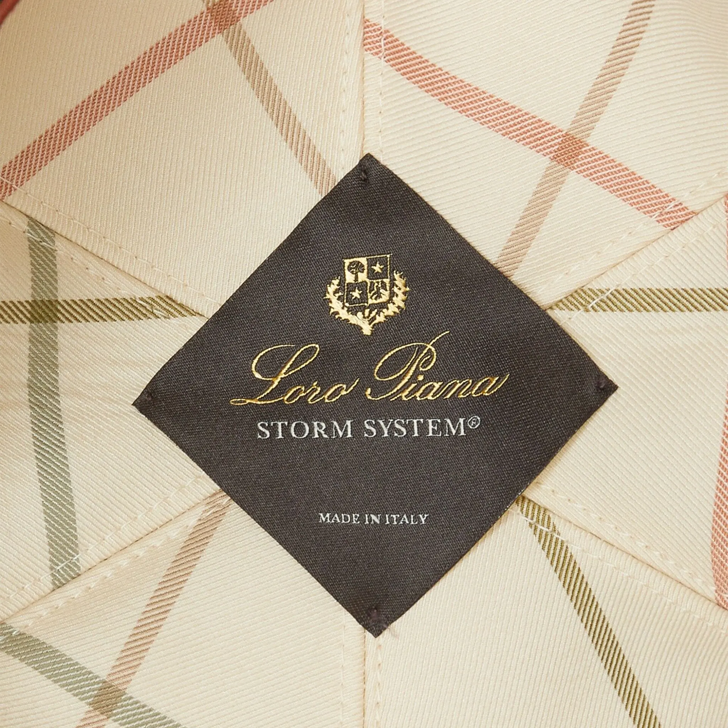 Loro Piana Microfibre Storm System Onyx Ivory Baseball Cap