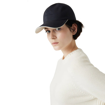 Loro Piana Microfibre Storm System Onyx Ivory Baseball Cap