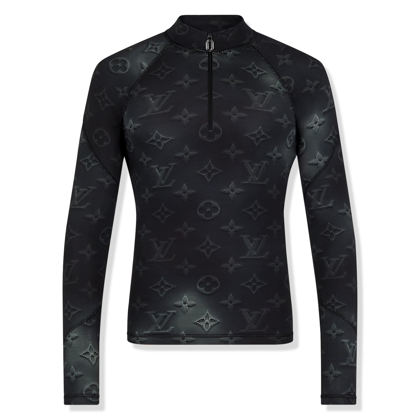 Louis Vuitton 2054 Technical Half Zip Long-Sleeved Top