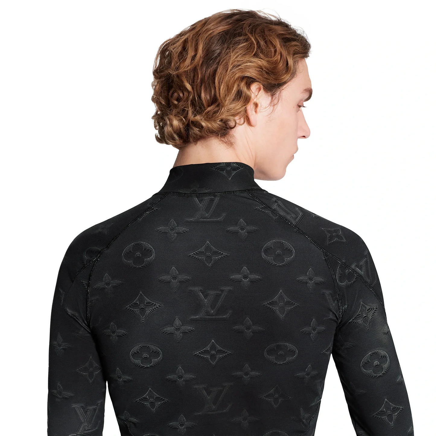 Louis Vuitton 2054 Technical Half Zip Long-Sleeved Top