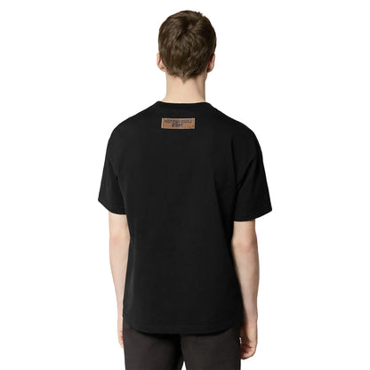 Louis Vuitton Bead Embroidered Black T Shirt