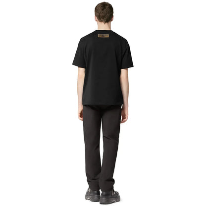 Louis Vuitton Bead Embroidered Black T Shirt