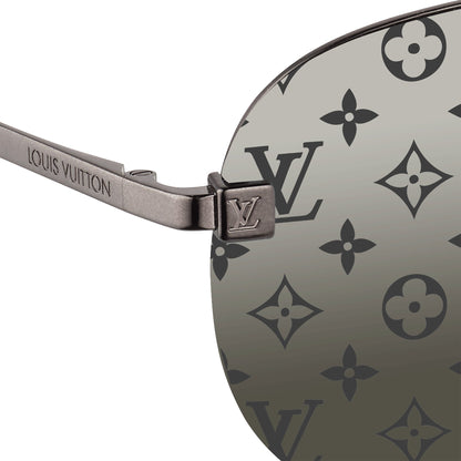 Louis Vuitton Clockwise Monogram Dark Gun Sunglasses