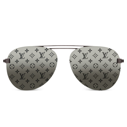 Louis Vuitton Clockwise Monogram Dark Gun Sunglasses