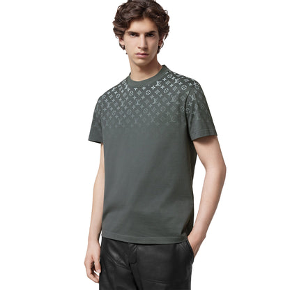 Louis Vuitton LV Monogram Gradient Cotton Grey T Shirt