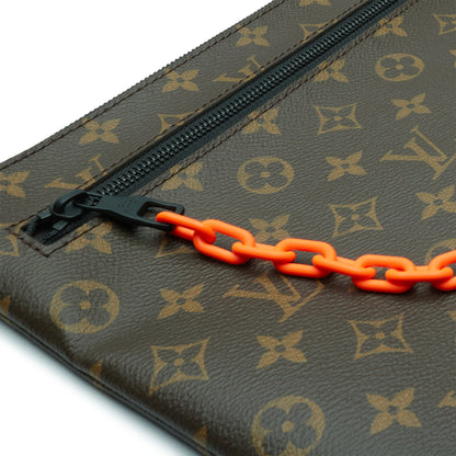 Louis Vuitton Monogram A4 Pouch Brown