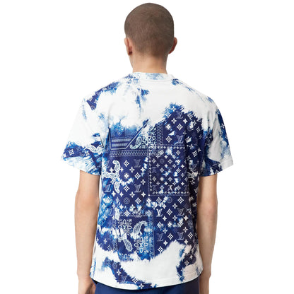 Louis Vuitton Monogram Bandana Blue T Shirt