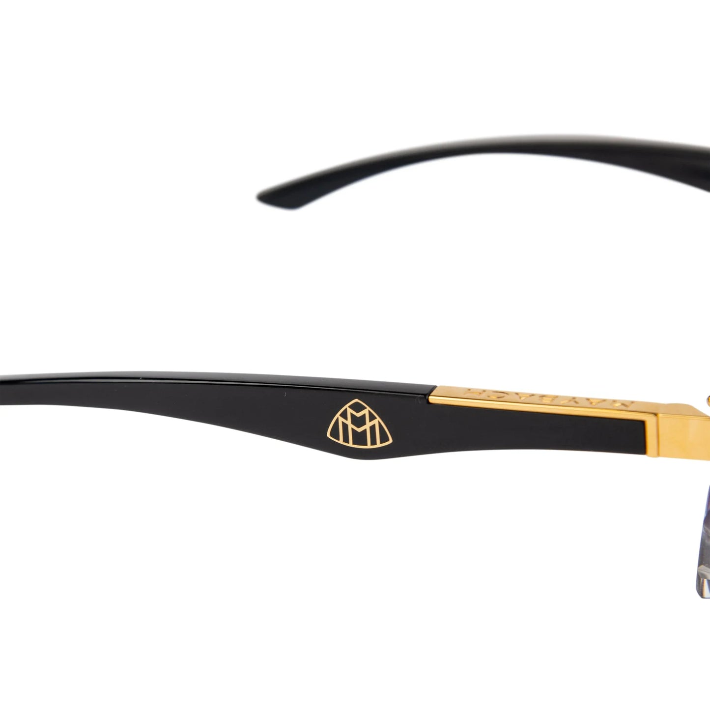 Maybach Eyewear The Artist III P-WCW-Z25 Custom Black Grey Diamond Cut Sunglasses