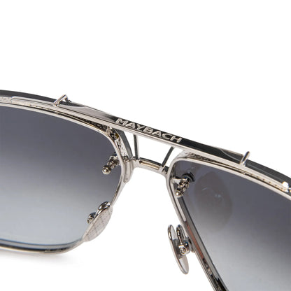 Maybach Eyewear The King II P-HT-Z63 Platinum Grey Gradient Sunglasses