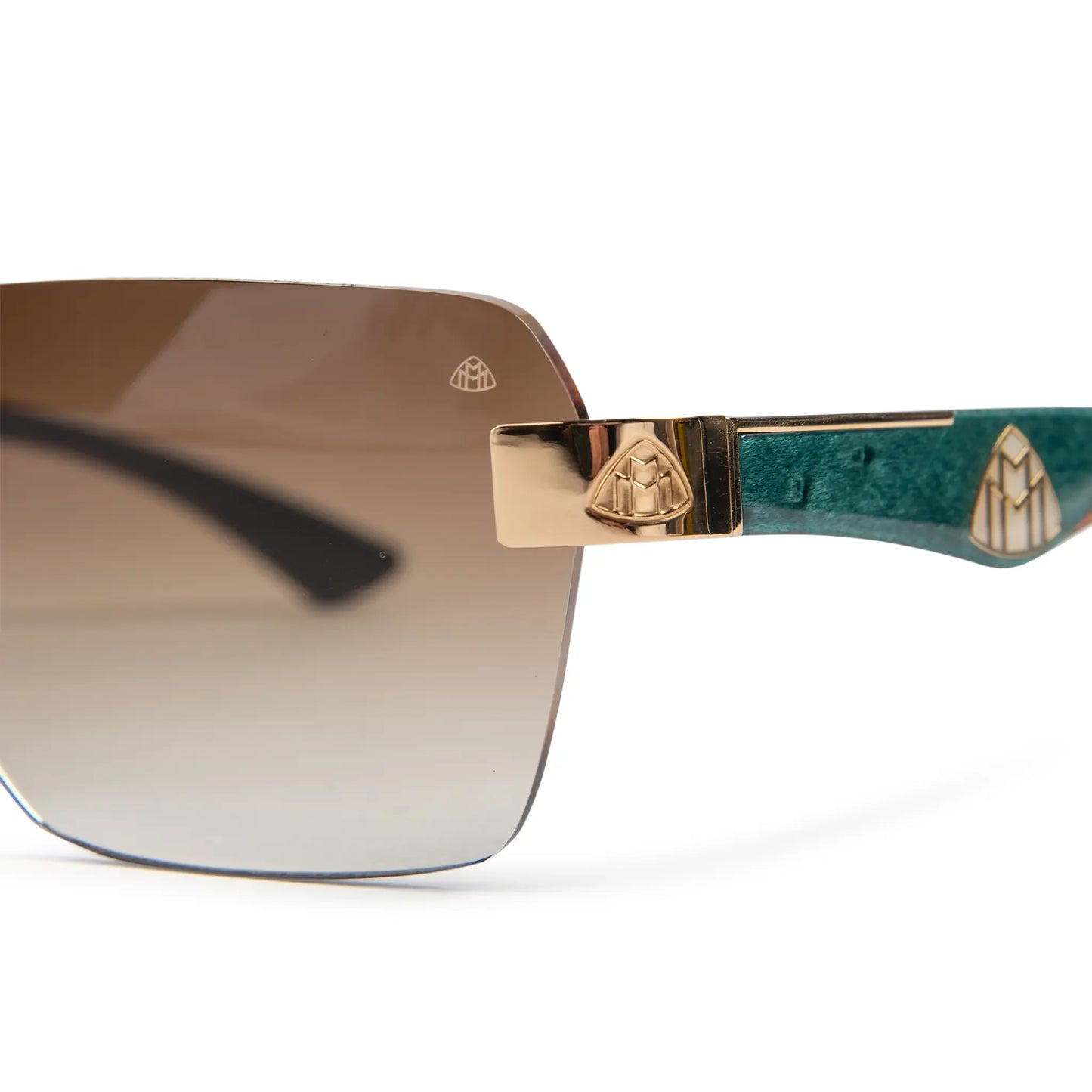 Maybach Eyewear The Magic I MG-WDE-M09 Gold Brown Sunglasses