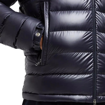 Moncler Besines Navy Short Down Jacket