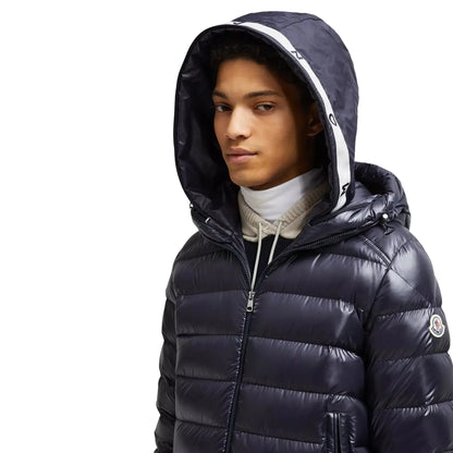 Moncler Besines Navy Short Down Jacket