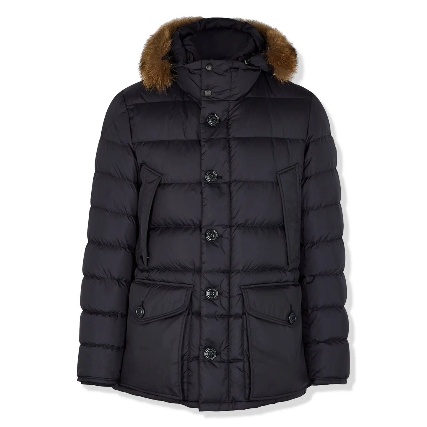 Moncler Clunye Navy Short Down Parka Jacket