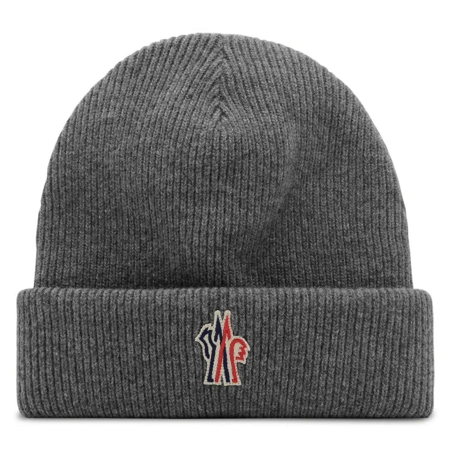 Moncler Grenoble Wool Grey Beanie